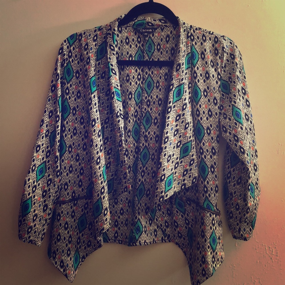 Abstract blazer